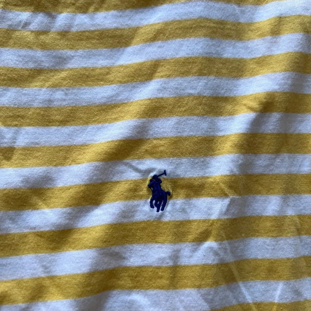 NWOT Polo Ralph Lauren Striped Polo Pony-Embroidered T-shirt - Picture 7 of 9